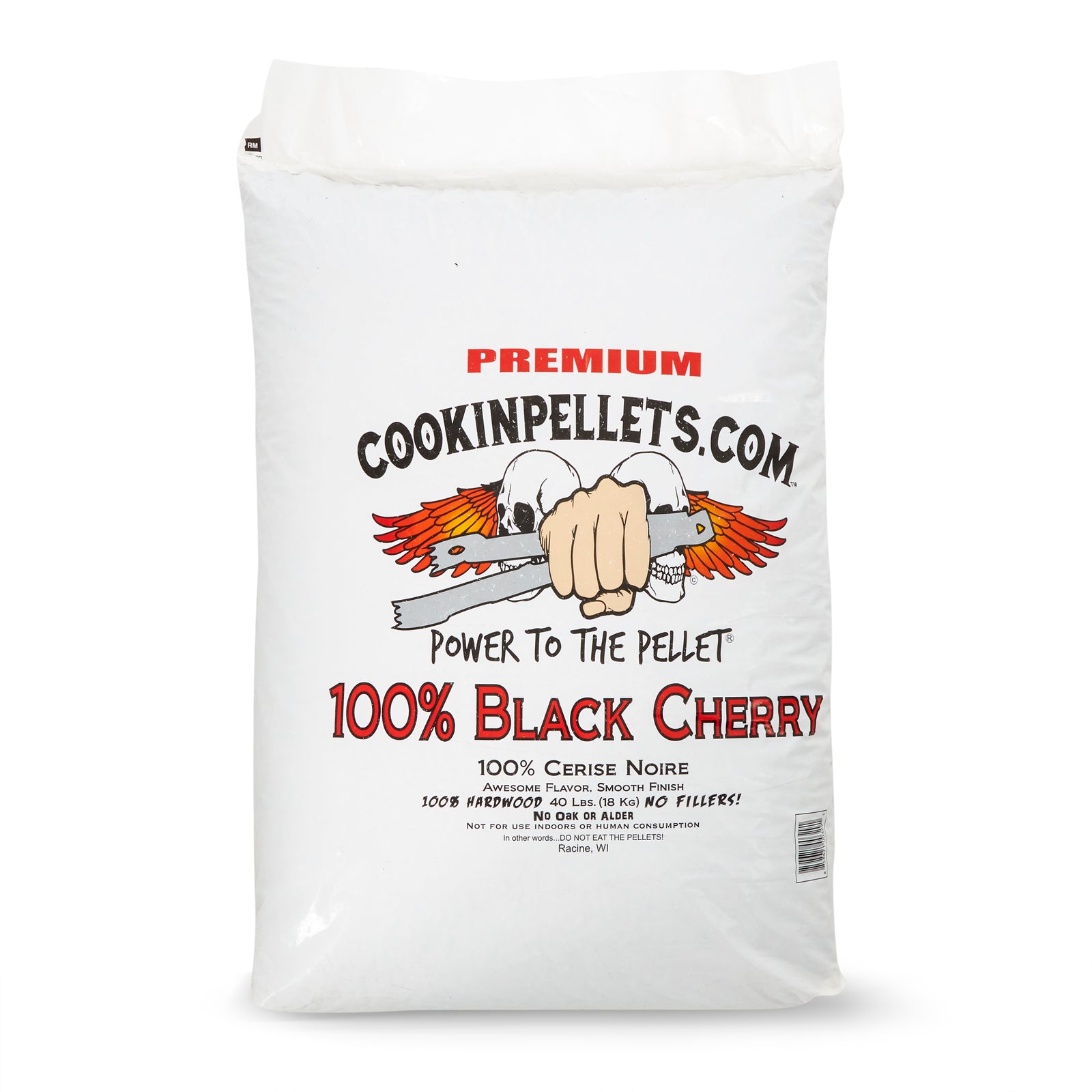 CookinPellets Black Cherry Smoker Hardwood Wood Pellets, 40 Pound Bag (4 Pack) - VMInnovations