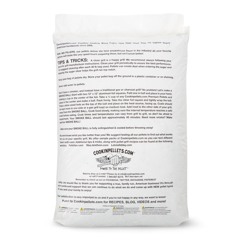 CookinPellets Perfect Mix Wood Pellets and Black Cherry Wood Pellets, 40 Lb Bags