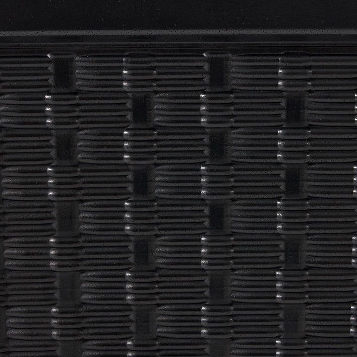 FCMP Outdoor 24-Inch Self Watering Pedestal Home Wicker Planter Set (Open Box)