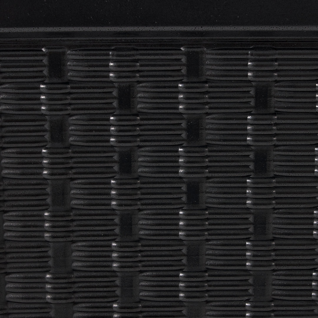 FCMP Outdoor 24-Inch Self Watering Pedestal Home Wicker Planter Set (Used)