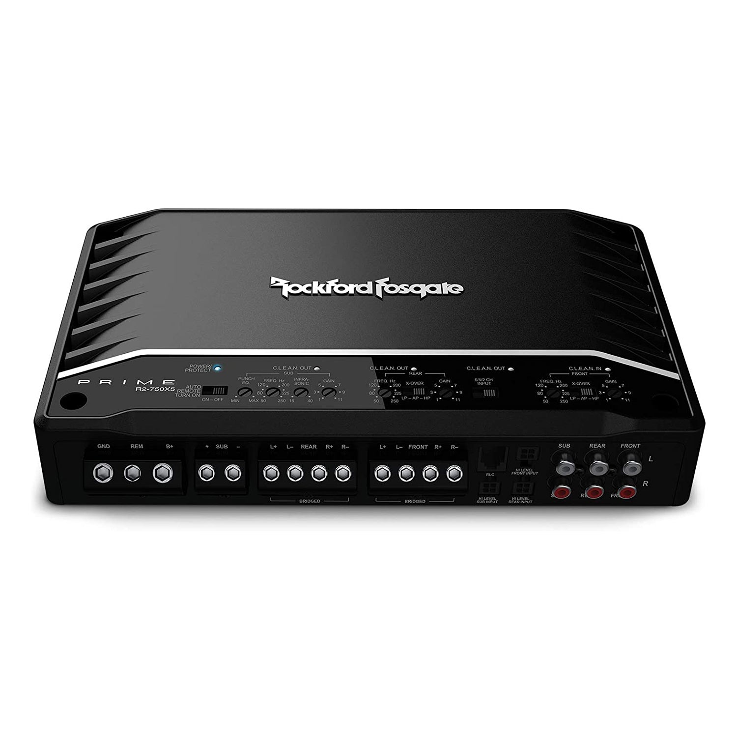 Rockford Fosgate Prime 750 Watt Full Range 5-Channel Amplifier, Black (Open Box)