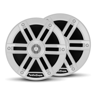Rockford Fosgate M0-65 Full Range Marine 6.5-Inch Speakers, White (Open Box)