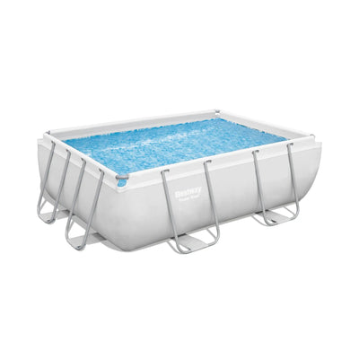 Bestway Power Steel Above Ground Summer Pool Set w/ Filter Pump, 9'x6'(Open Box) - VMInnovations