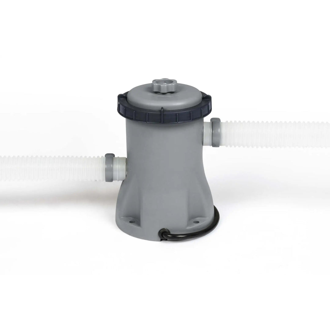 Bestway Power Steel Above Ground Summer Pool Set w/ Filter Pump, 9'x6'(Open Box) - VMInnovations