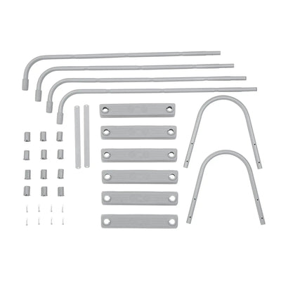 Bestway 58335E-BW 42 In Flowclear Above Ground Rust Resistant Pool Ladder (Used)
