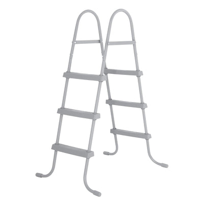 Bestway 58335E-BW 42 In Flowclear Above Ground Rust Resistant Pool Ladder (Used)