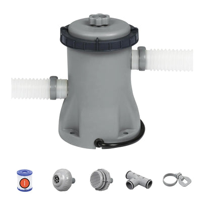 Bestway Flowclear 330 Gallon Above Ground Pool Pump with GFCI Plug (Open Box) - VMInnovations