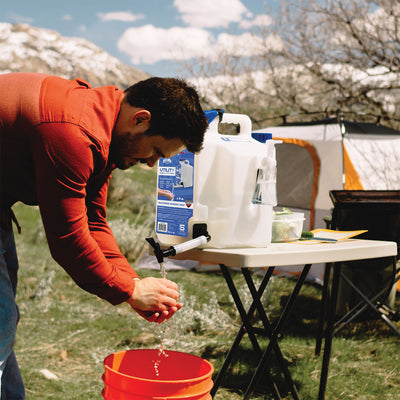 SureCan Camping Water Station 5 Gallon Utility Tank with Spigot (Open Box)
