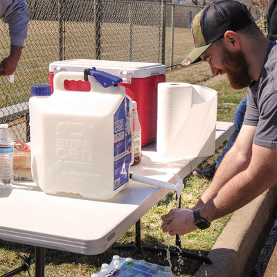 SureCan Camping Water Station 5 Gallon Utility Tank with Spigot (Open Box)