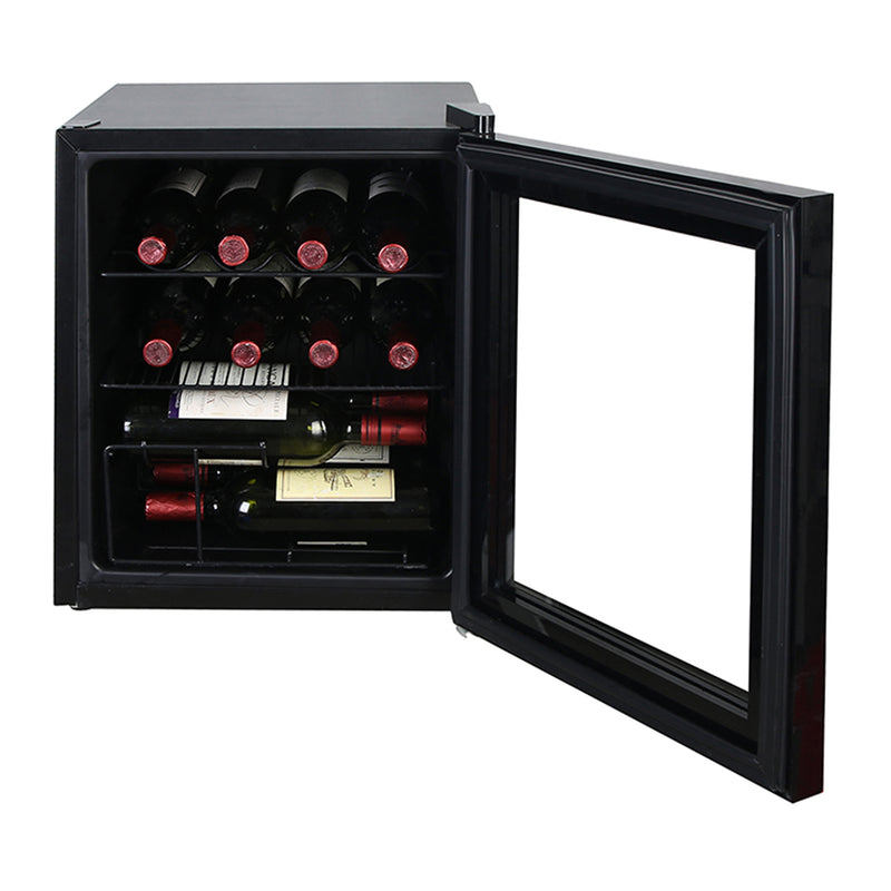 Avanti Compact Countertop Wine and Beverage Cooler Fridge, Black (For Parts)