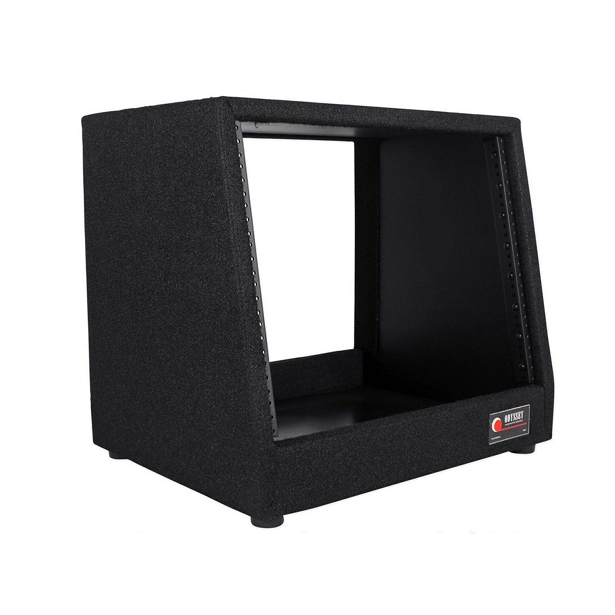 Odyssey CRS08 8 Space Carpeted DJ Music Studio Equipment Rack Unit Case, Black - VMInnovations