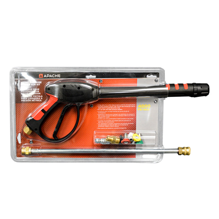 Apache 99023802 4000 psi 7 GPM Metric Pressure Washer Gun Replacement, Black - VMInnovations