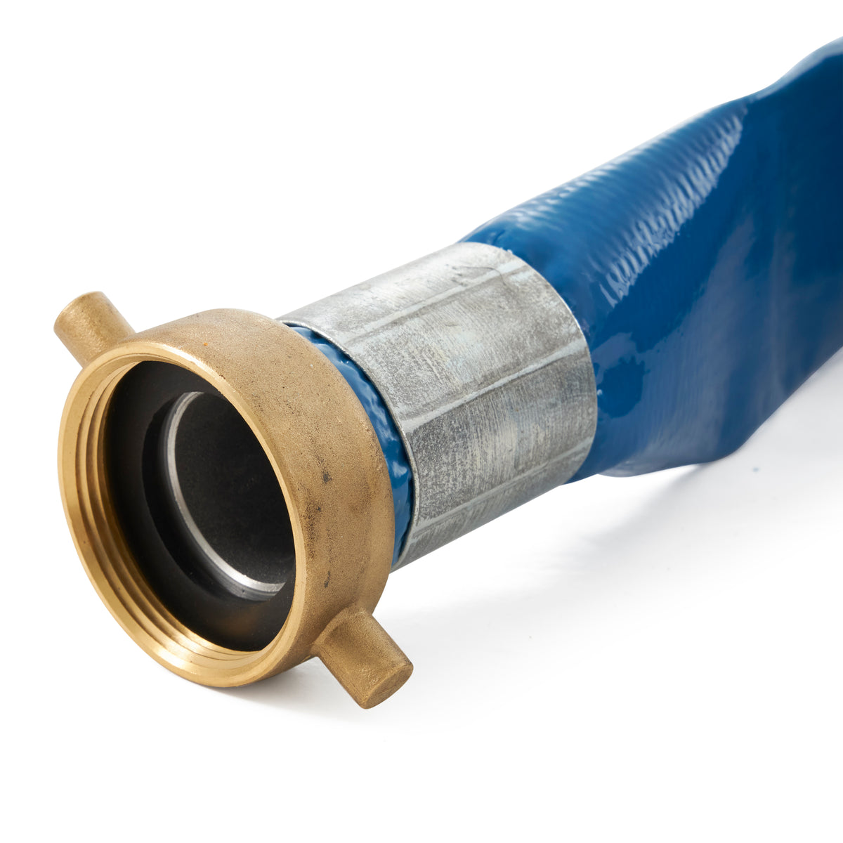 Apache 98138015 1.5" Diameter 50' Length 75 PSI PVC Lay Flat Hose, Blue (3 Pack) - VMInnovations