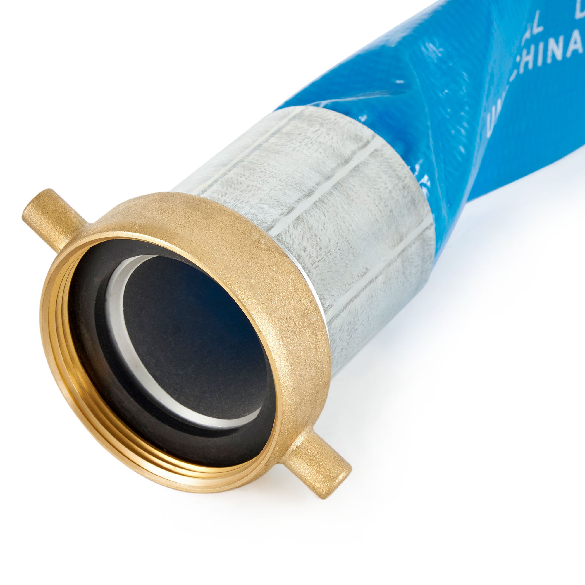 Apache 2-Inch Diameter 50-Foot Long PVC Lay-Flat Discharge Hose, Blue (Open Box) - VMInnovations