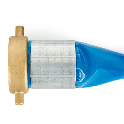 Apache 2-Inch Diameter 50-Foot Long PVC Lay-Flat Discharge Hose, Blue (Open Box) - VMInnovations
