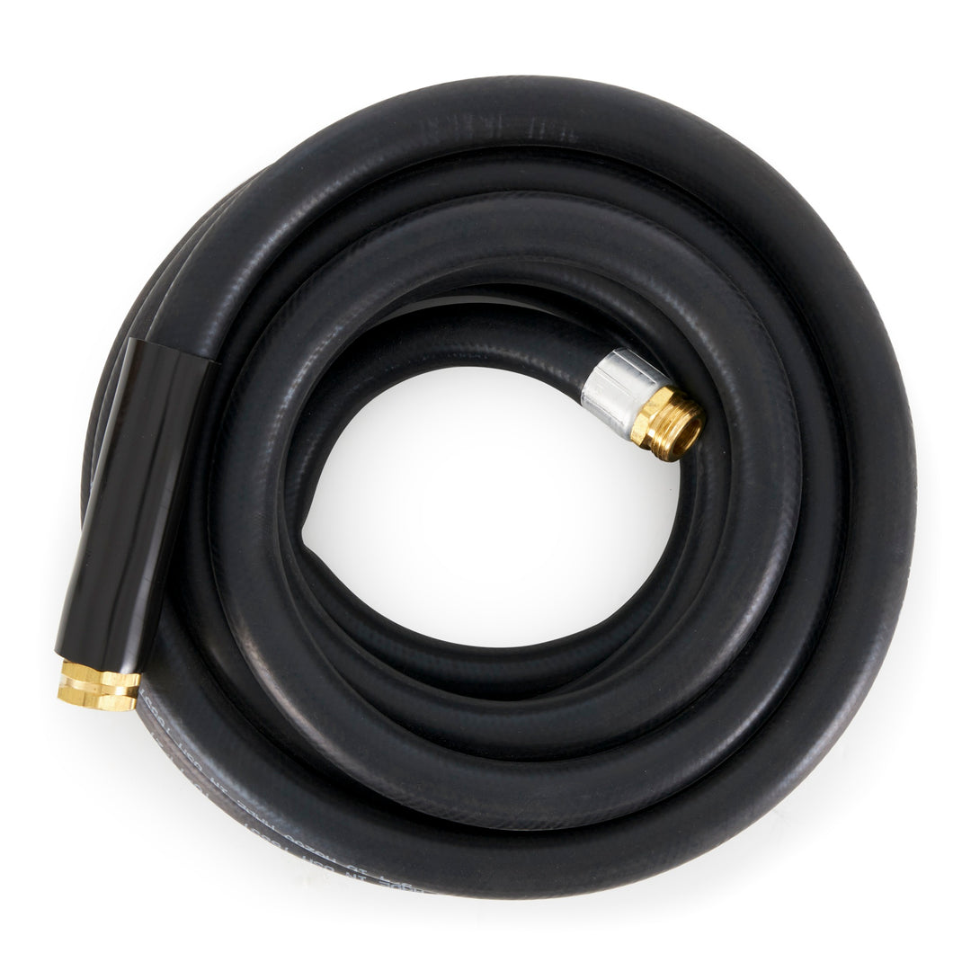 Apache 98108802 25 Foot Industrial Rubber Garden Water Hose with Brass Fittings - VMInnovations