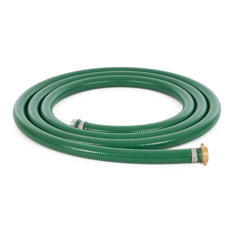 Apache 98128010 1.5-Inch Diameter 20-Foot Long PVC Style G Suction Hose, Green