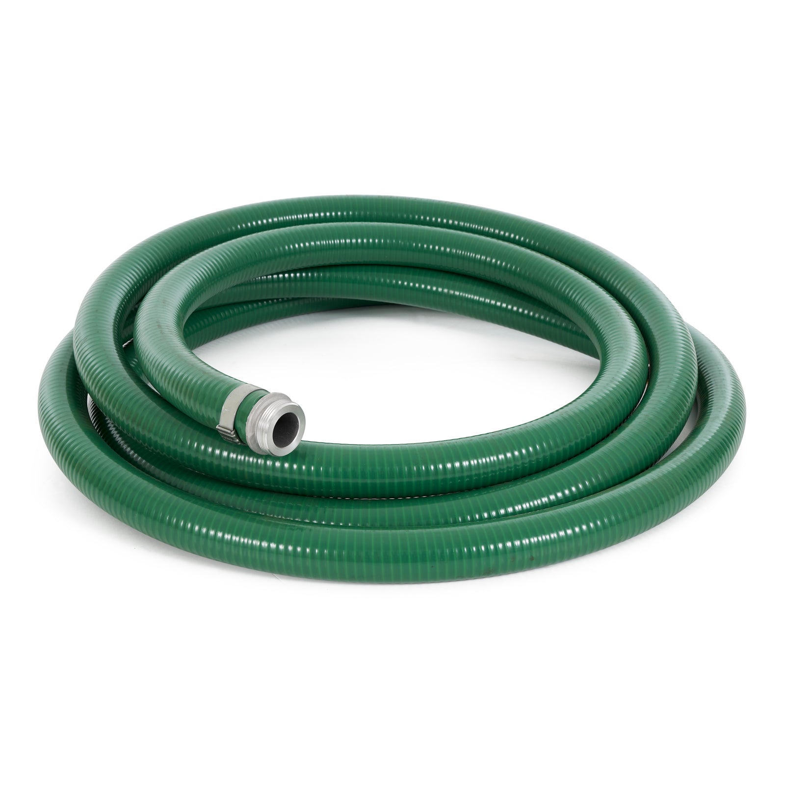 Apache 1.5-Inch Diameter 20-Foot Long PVC Style G Suction Hose, Green (Used) - VMInnovations