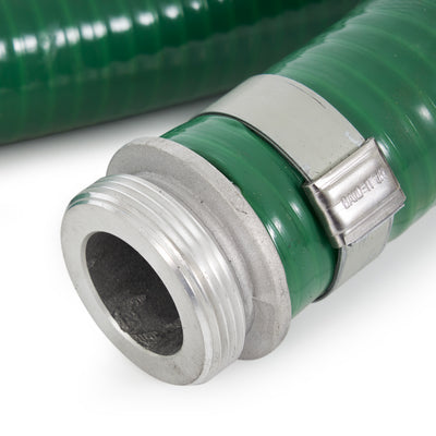 Apache 1.5-Inch Diameter 20-Foot Long PVC Style G Suction Hose, Green (Used) - VMInnovations