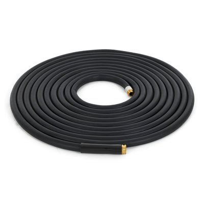 Apache 50 Foot Industrial Rubber Garden Water Hose with Brass Fittings (Used) - VMInnovations