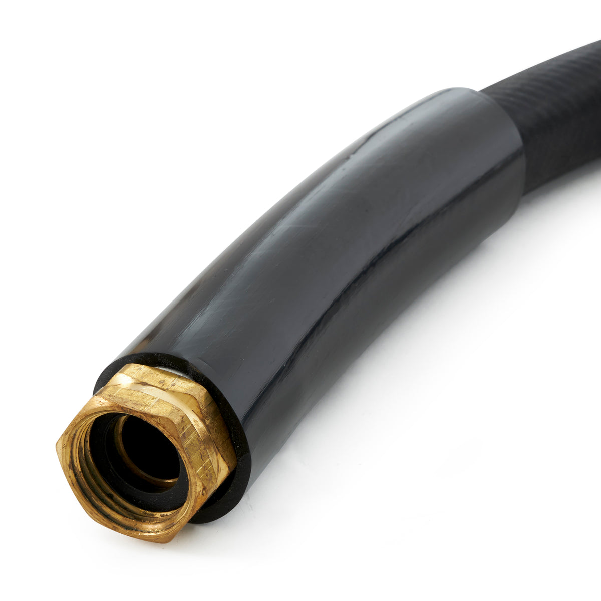 Apache 50 Foot Industrial Rubber Garden Water Hose with Brass Fittings(Open Box)