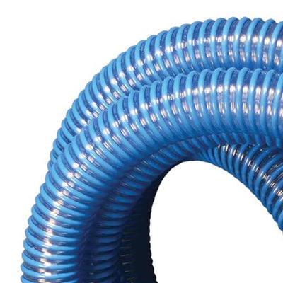 Apache 2 Inch Diameter 20 Ft Long 58 psi PVC Flexible Pool Hose, (Open Box) - VMInnovations