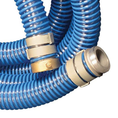 Apache 2 Inch Diameter 20 Ft Long 58 psi PVC Flexible Pool Hose, (Open Box) - VMInnovations