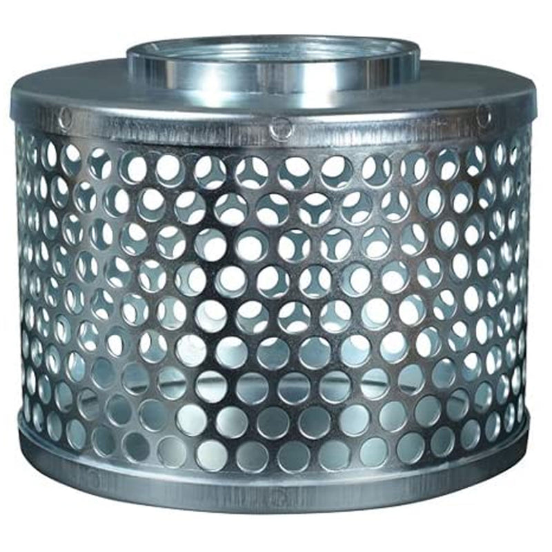 Apache Round-Hole Rust-Resistant Plated Steel Suction Strainer, Silver (Used)