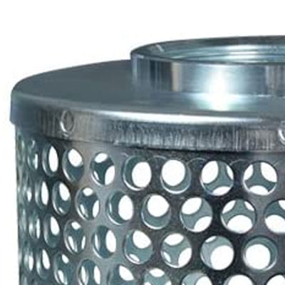 Apache Round-Hole Rust-Resistant Plated Steel Suction Strainer, Silver(Open Box)