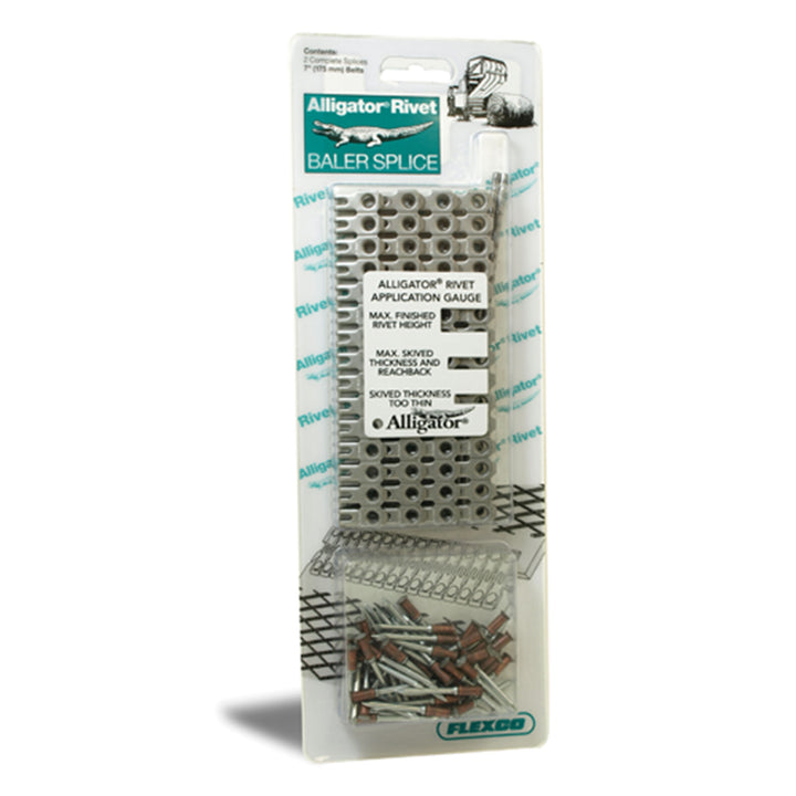 Apache 25085381 Stainless Steel Alligator 7 Inch Rivet Belt Fastener (4 Pack)
