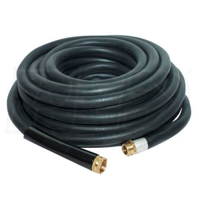 Apache 98108806 75 Foot Industrial Rubber Garden Water Hose with Brass Fittings