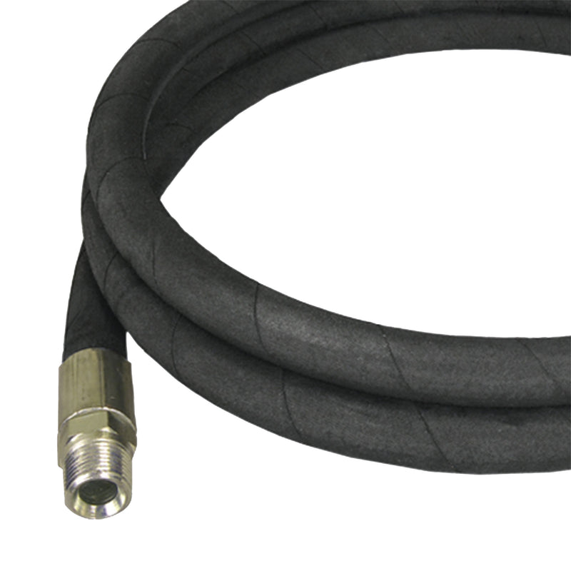 Apache 3/8 Inch x 96 Inch Hydraulic Hose, Male x Male Assembly, Black (Used)