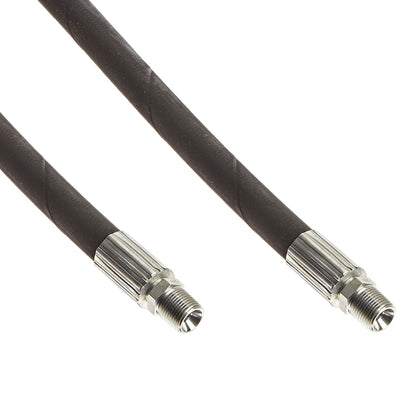 Apache 3/8 Inch x 96 Inch Hydraulic Hose, Male x Male Assembly, Black (Used) - VMInnovations