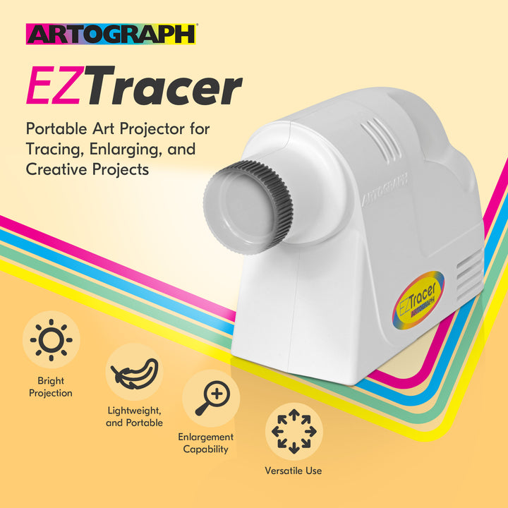 Artograph Tracer Portable 15W LED Art Projector with 163mm Lens, White (Used)