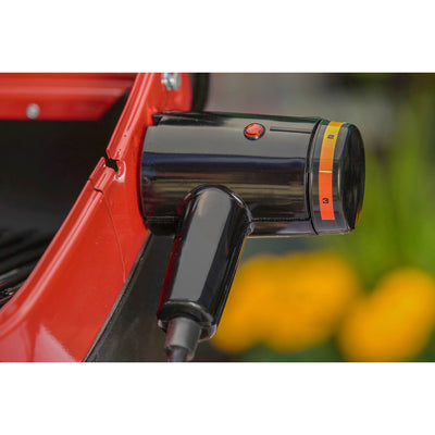 Americana Portable Electric Cart Grill with Two Folding Tables, Red (Open Box) - VMInnovations
