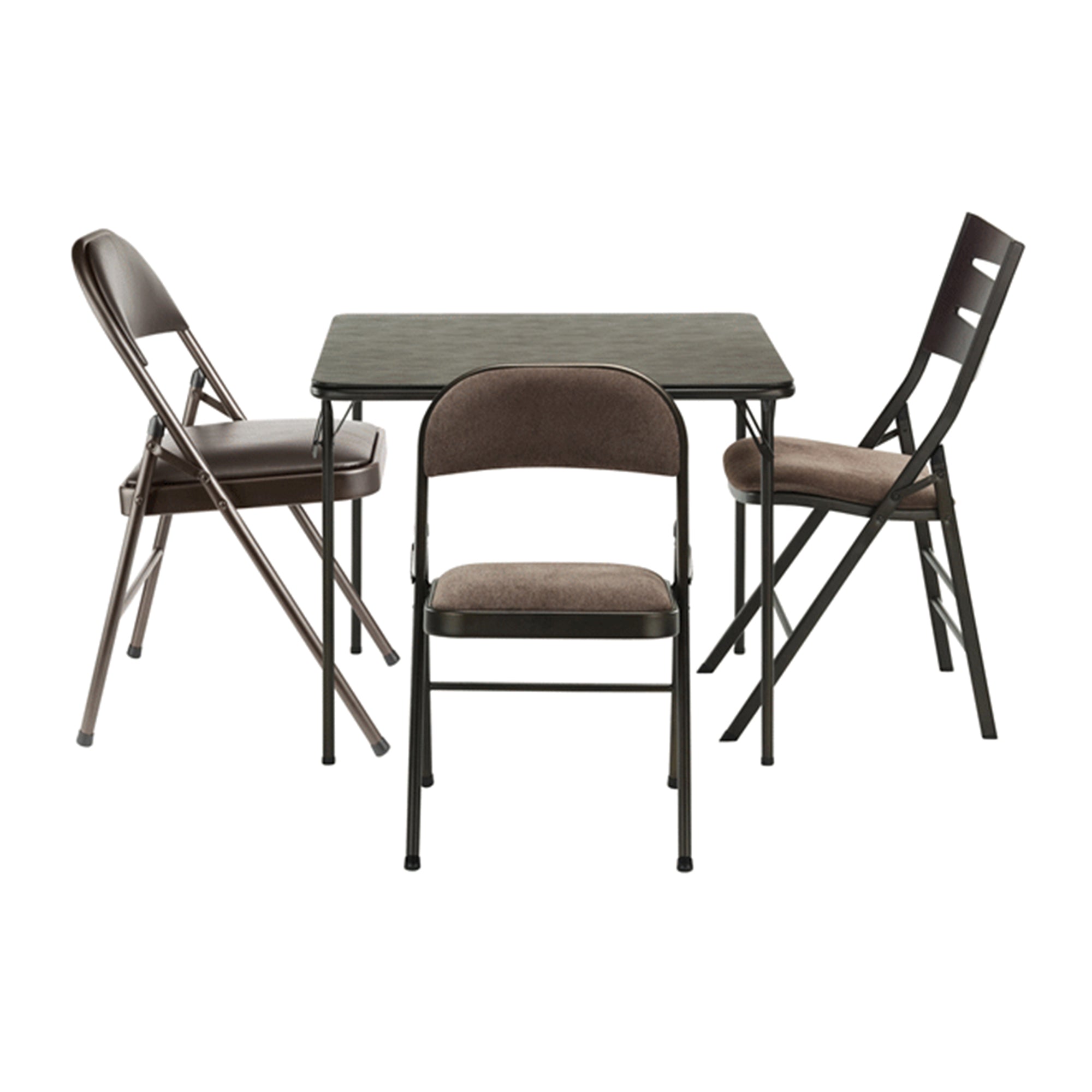 MECO Sudden Comfort 34 x 34 Inch Metal Folding Dining Card Table (Open Box) - VMInnovations