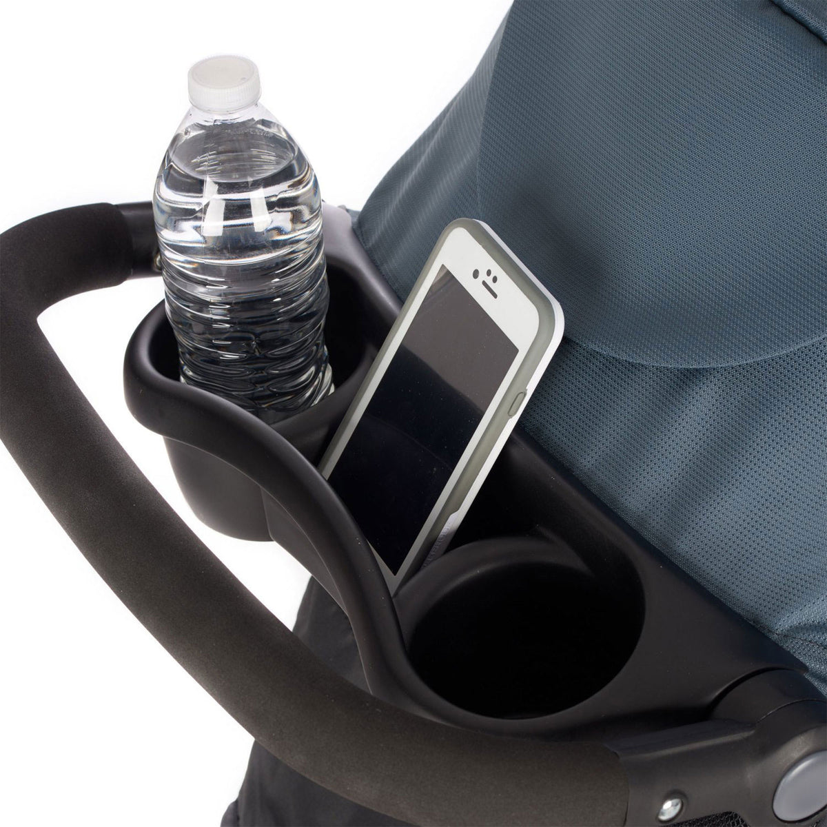 Evenflo Folio3 Stroller Jogger Travel System w/ LiteMax 35 Car Seat, Avenue Gray
