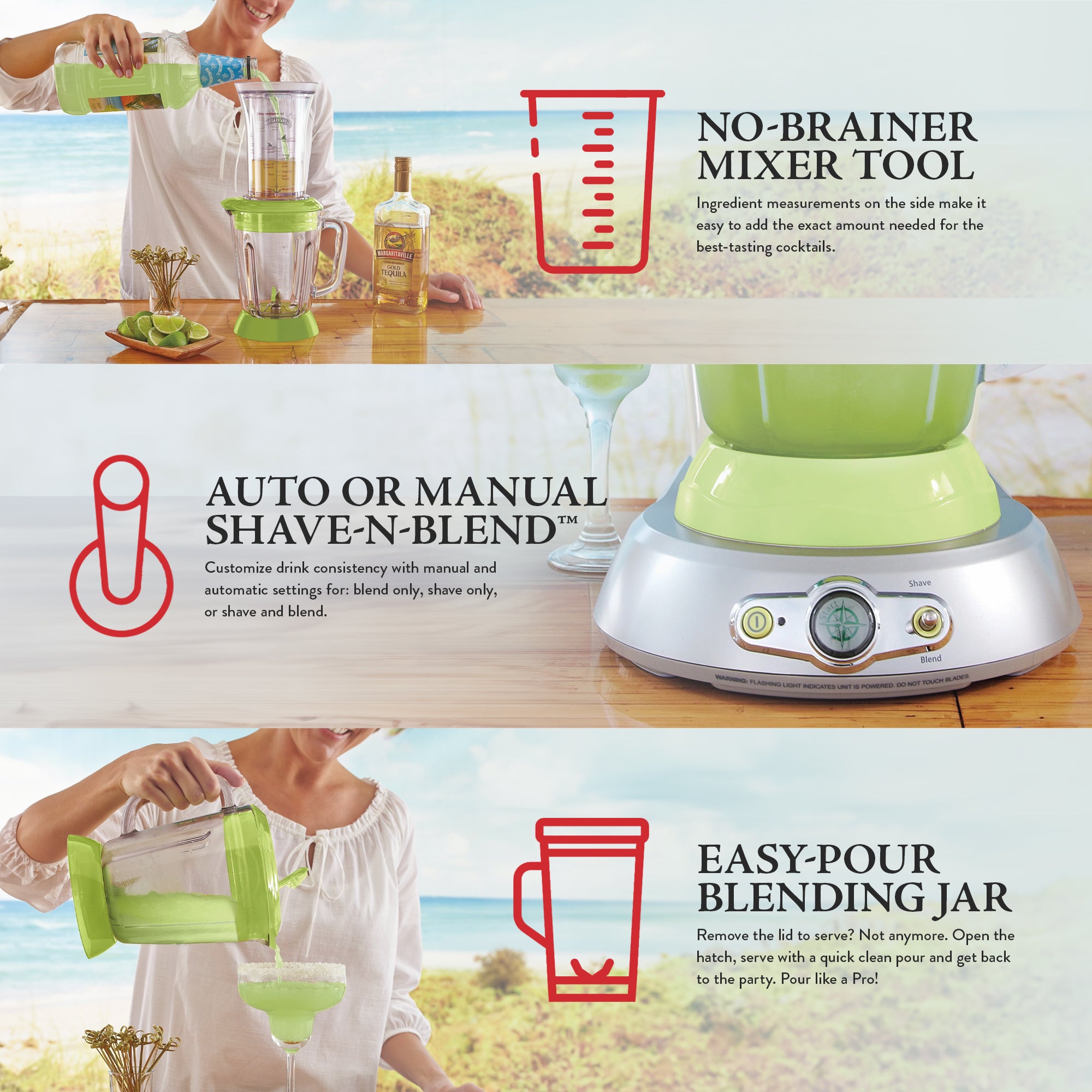 Margaritaville Bahamas Frozen Beverage Maker Home Margarita Machine (For Parts) - VMInnovations