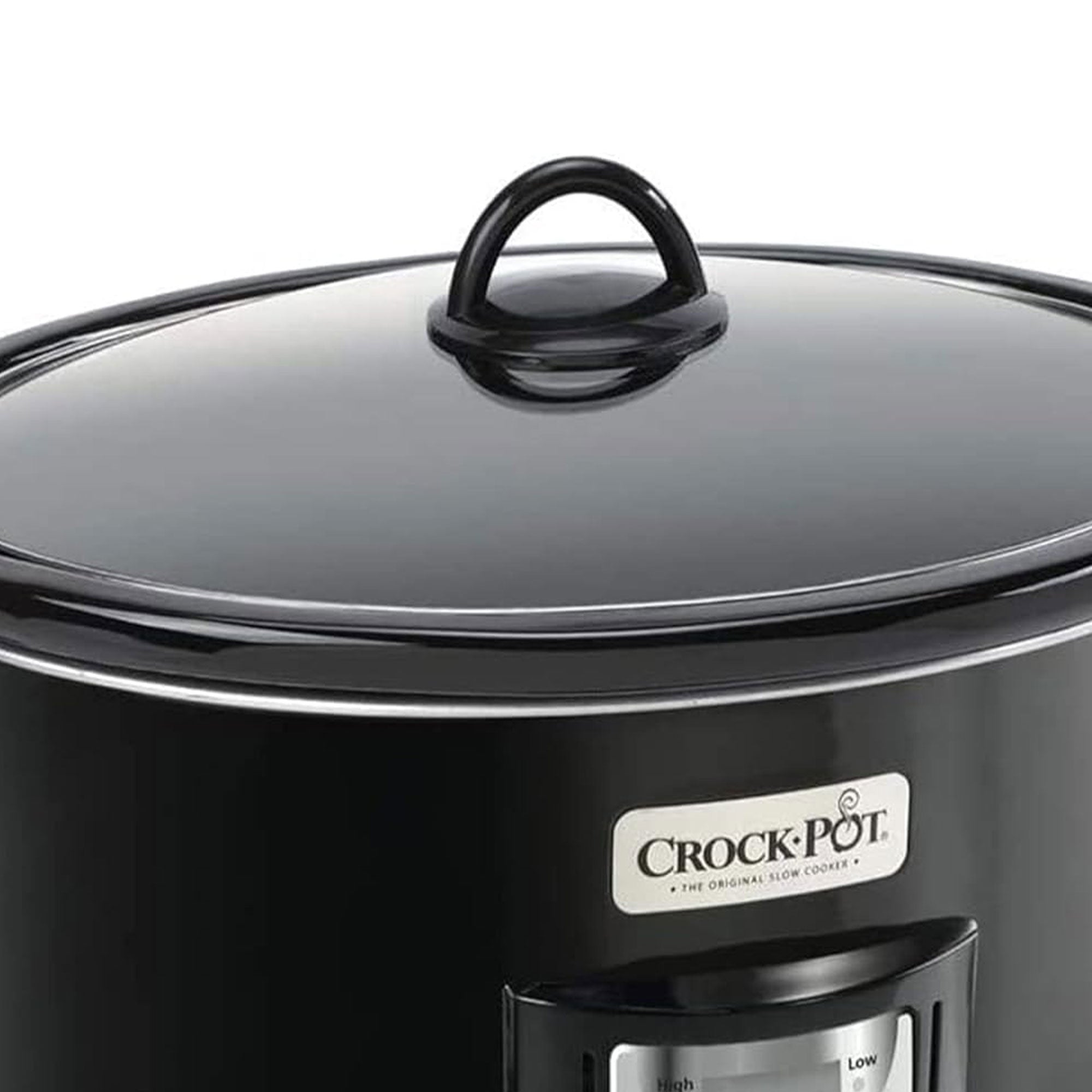 Crock-Pot 4 Qt Digital Count Down Food Slow Cooker Appliance, Black (Used) - VMInnovations