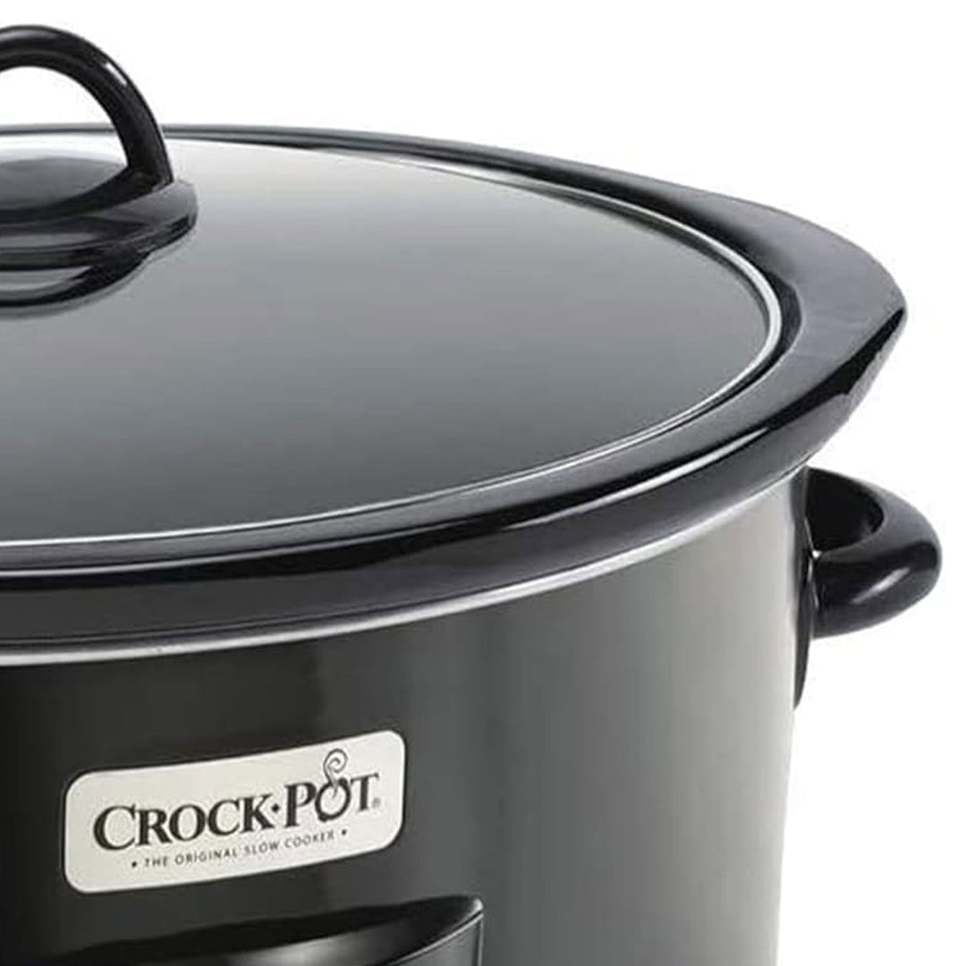Crock-Pot 4 Qt Digital Count Down Slow Cooker Kitchen Appliance, Black(Open Box) - VMInnovations