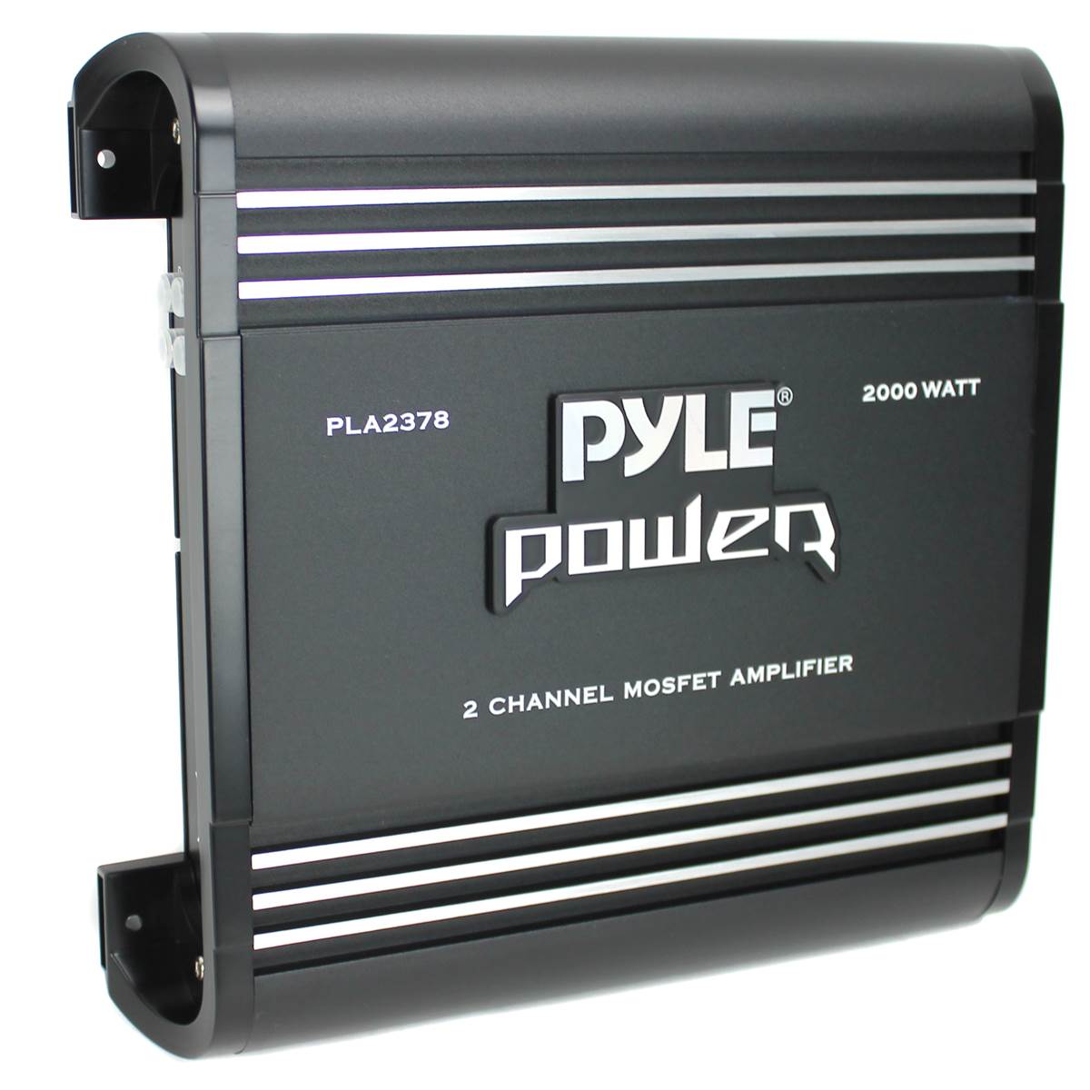 Pyle PLA2378 Bridgeable 2 Channel 2000 Watt Car Audio Mosfet Amplifier (2 Pack)