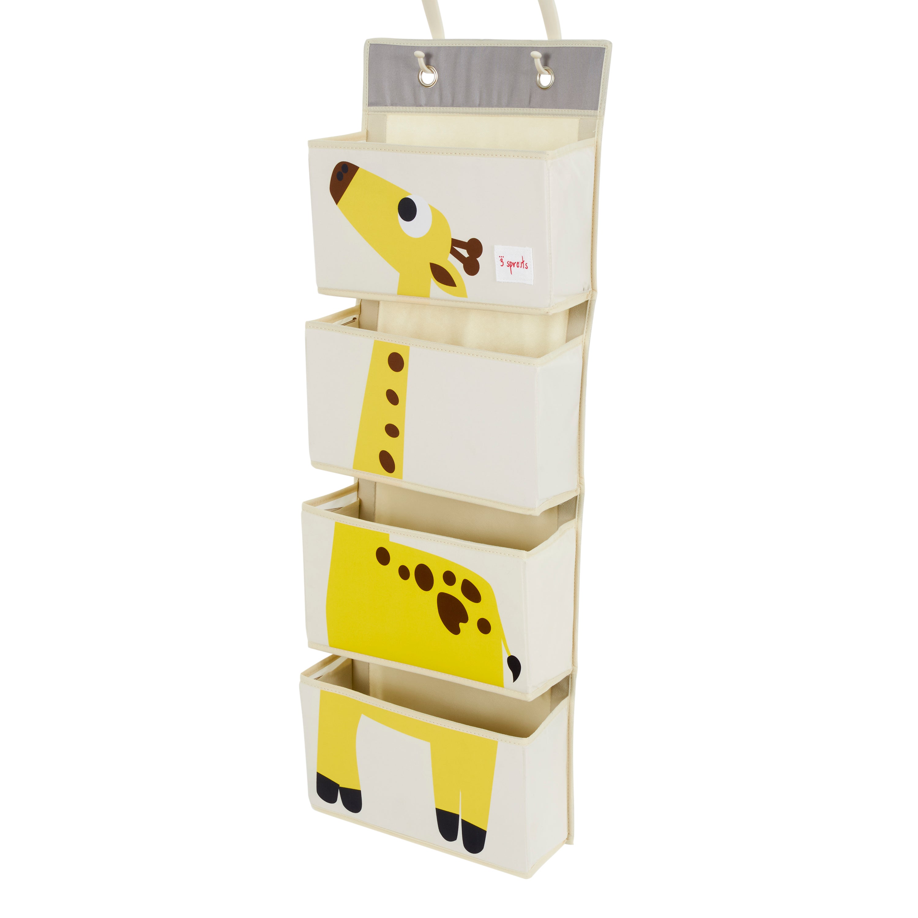 3 Sprouts Storage Bin Basket, Zebra & Wall Hanging Storage Organizer, Giraffe
