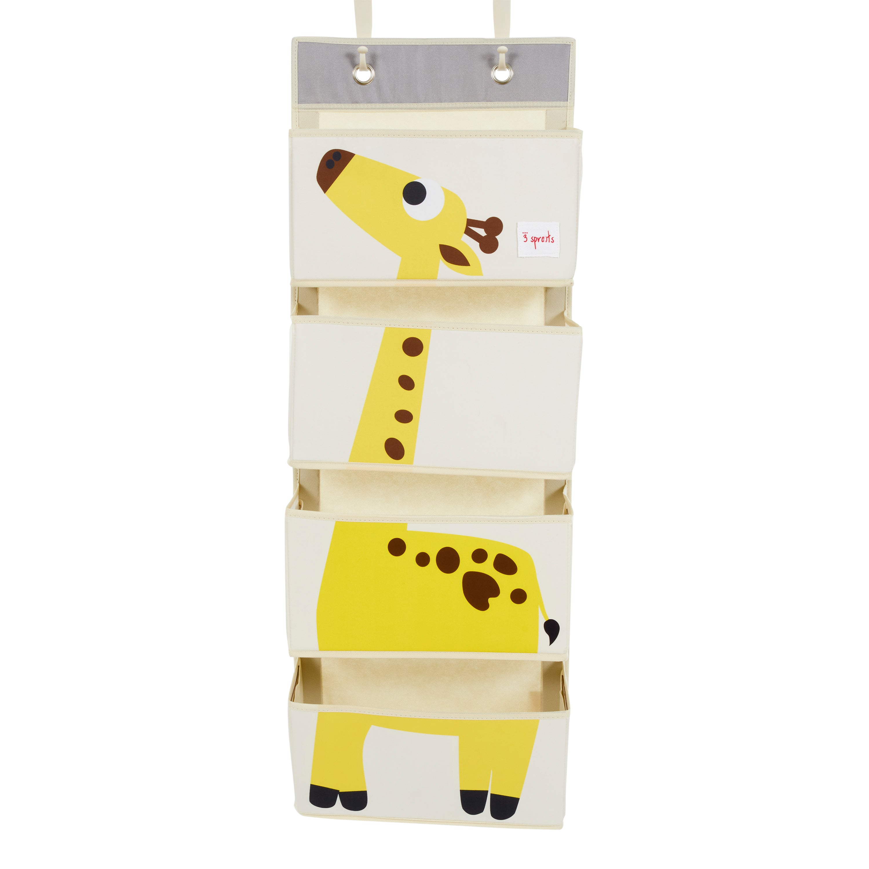 3 Sprouts Storage Bin Basket, Zebra & Wall Hanging Storage Organizer, Giraffe