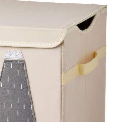 3 Sprouts Children's Nursery Room Soft Fabric Storage Trunk Toy Chest Box, Sloth - VMInnovations
