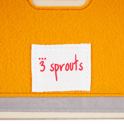 3 Sprouts Kid's Foldable Fabric Storage Cube Box Soft Toy Bin, Tiger (Used) - VMInnovations