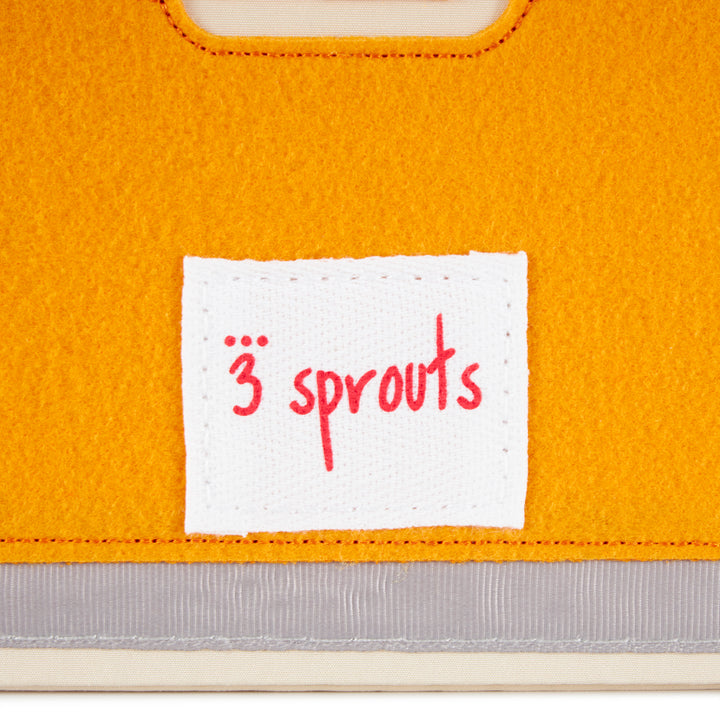 3 Sprouts Kid's Foldable Fabric Storage Cube Box Soft Toy Bin, Tiger (Used) - VMInnovations