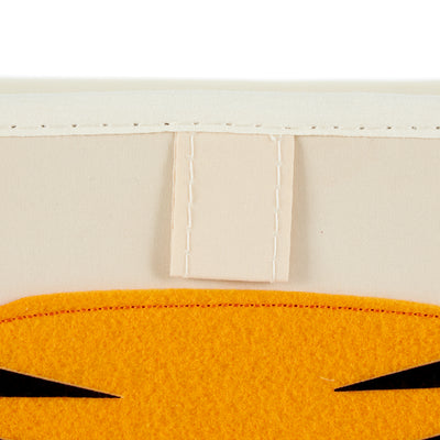 3 Sprouts Kid's Foldable Fabric Storage Cube Box Soft Toy Bin, Tiger (Used) - VMInnovations