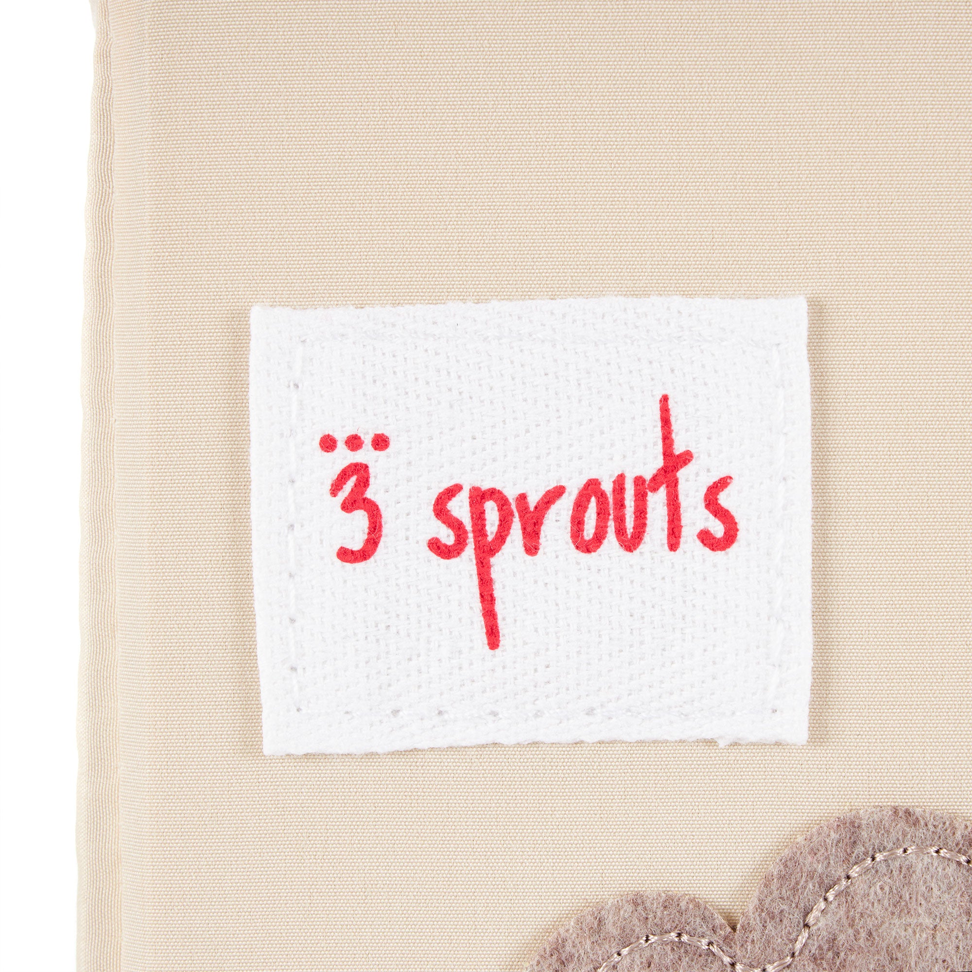 3 Sprouts Kids Childrens Foldable Fabric Cube Bin Box, Polka Dot Sheep (Used) - VMInnovations