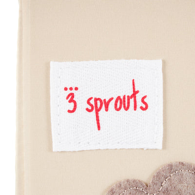 3 Sprouts Kids Childrens Foldable Fabric Cube Bin Box, Polka Dot Sheep (Used) - VMInnovations