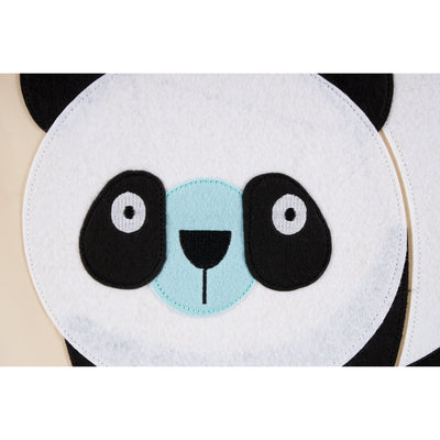3 Sprouts Children's Fabric Storage Cube Bundle with Blue Cat and Panda Bear - VMInnovations